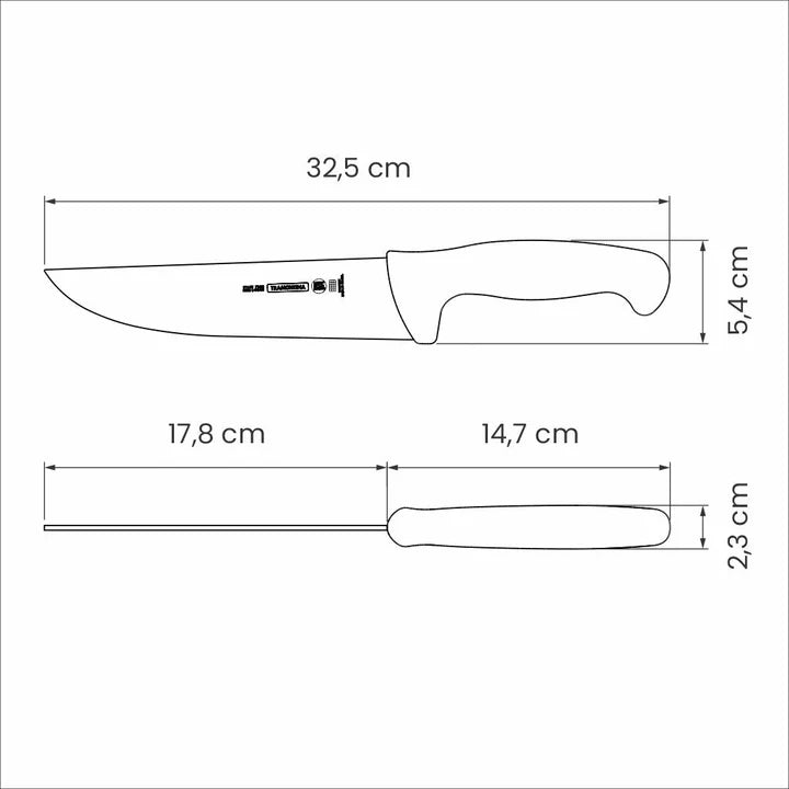 Tramontina Master Professional Black Meat Knife 7"