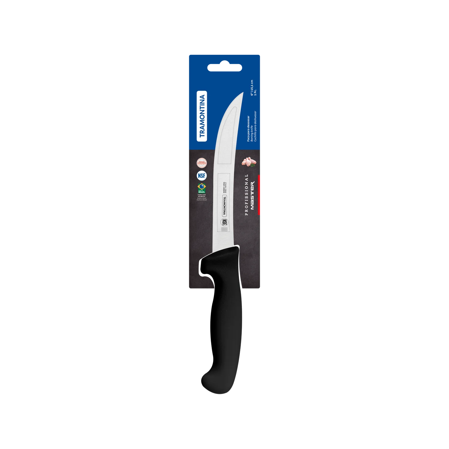 Tramontina Professional Master Black Boning Knife 6"