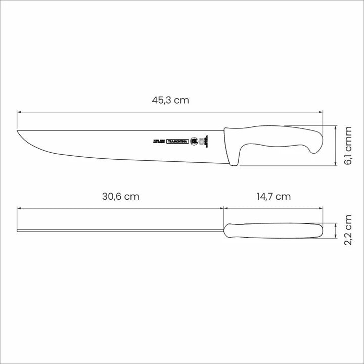 Tramontina Professional Master Black Meat Knife 12"