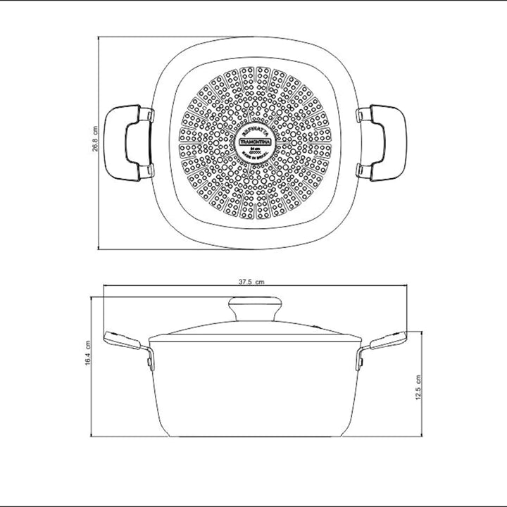 Tramontina Refinatta Golden Casserole 5.7 Litres