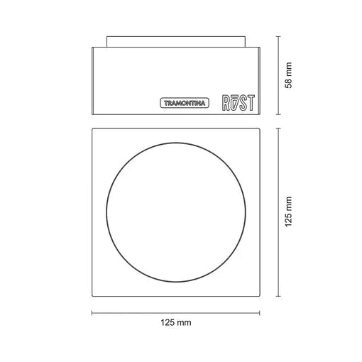 Tramontina Rost Salt Cellar in Jatobá Wood