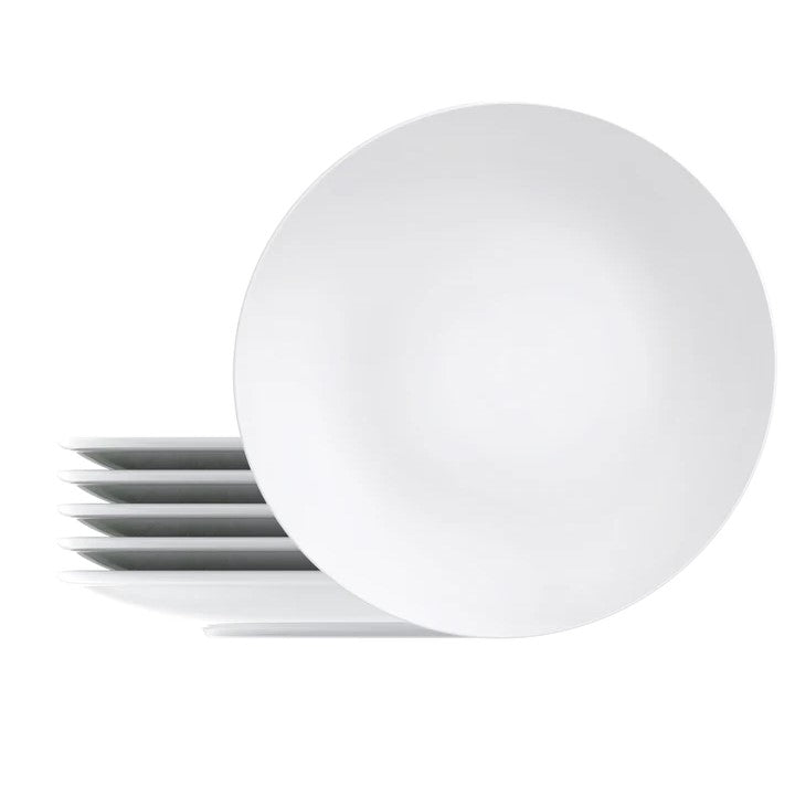 Tramontina Sophia Set of 6 Porcelain Dinner Plates 28cms