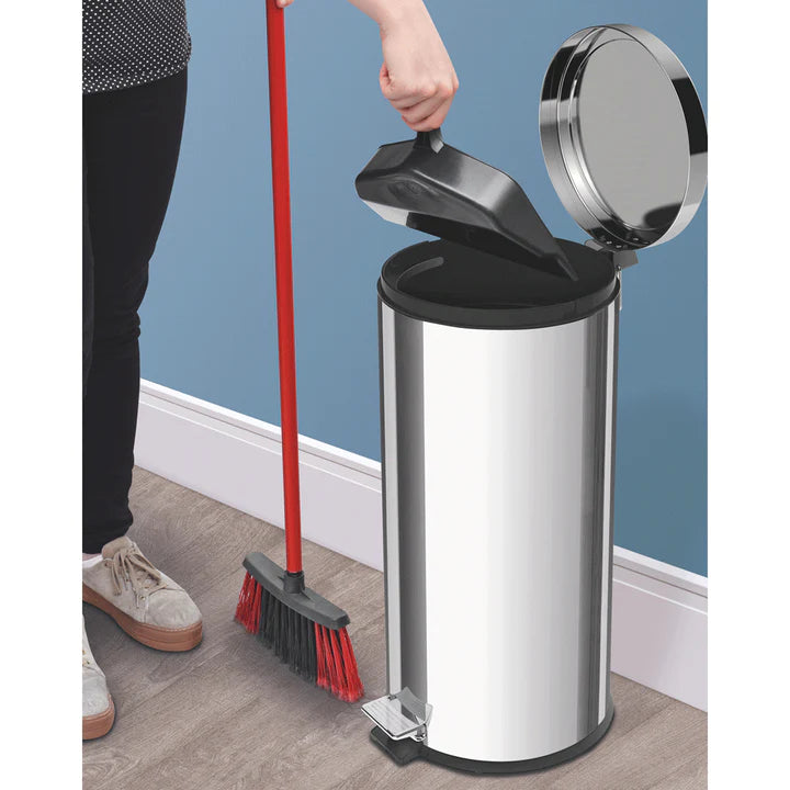 Tramontina Stainless Steel Pedal Trash Bin 30 Litres