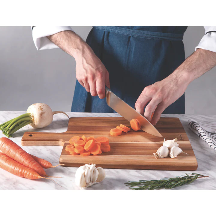 Tramontina Teak Wood Cutting Board With Handle 34x23cms