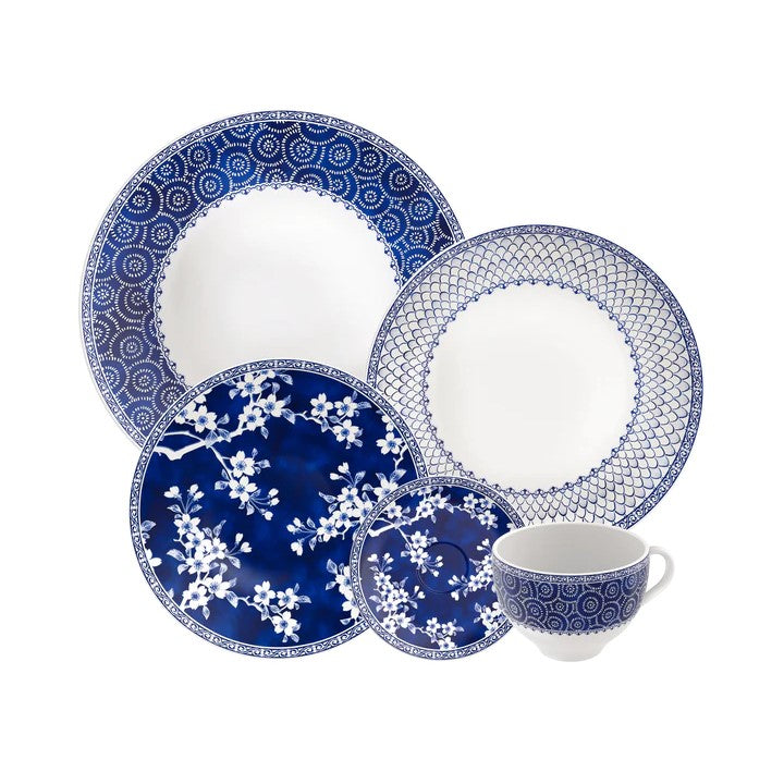 Tramontina Umeko Decorated Porcelain Dinnerware 20Pcs