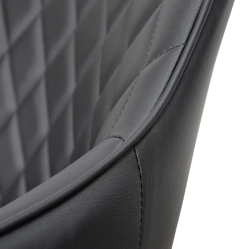 Cushion Comfort Dining Chair - Black (Set of 2)