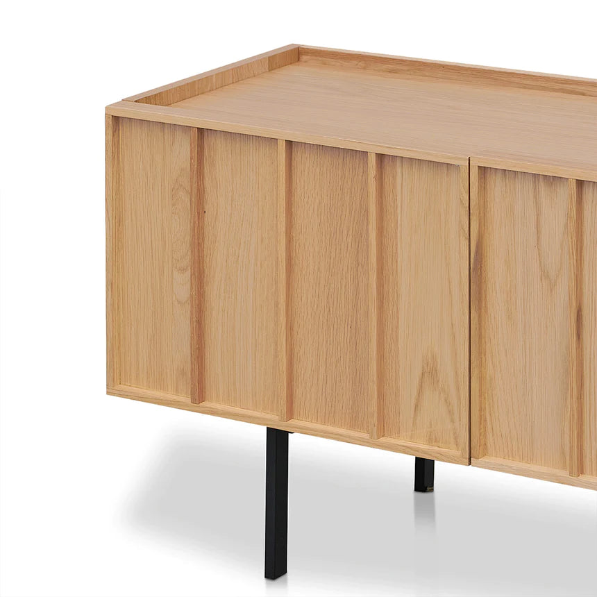 Transcend Striped TV Unit 200cms - Natural