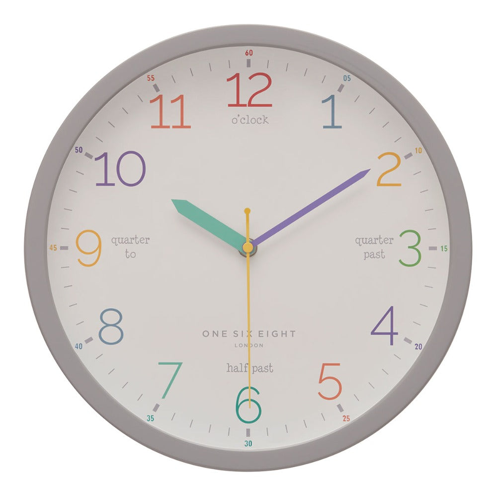 Transcendent Time Colorful Wall Clock 30cms (Available in 2 colors)