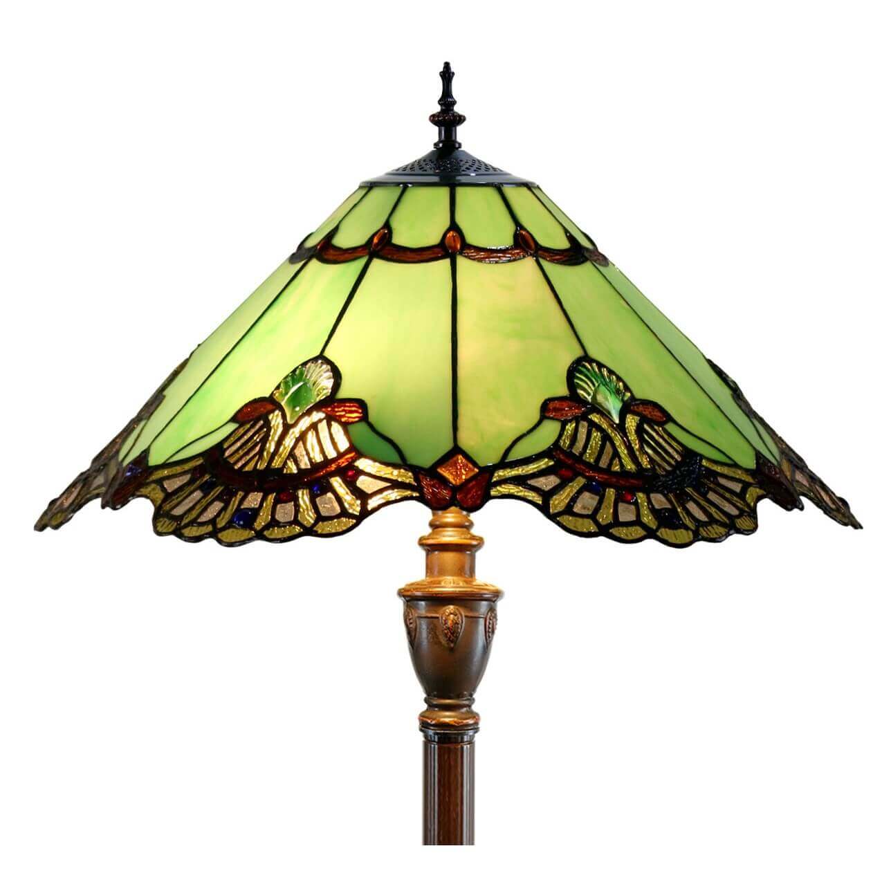 Triangle Aurora Tiffany Glass Floor Lamp (Available in 4 Colors)