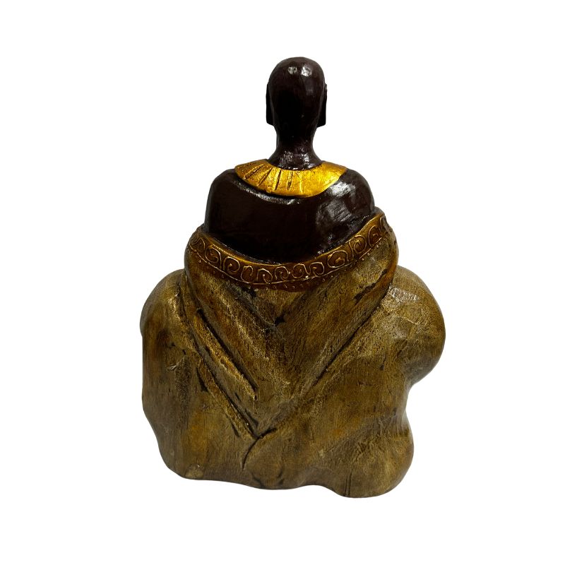 Tribal Lady with Necklace Ornament Decor - 19x7x25cms