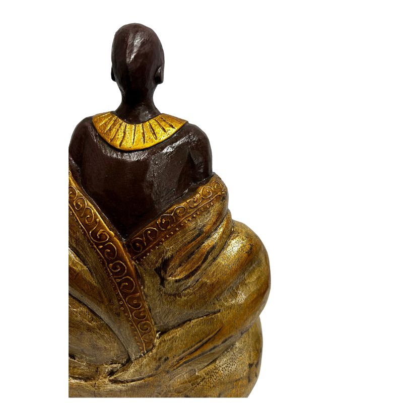 Tribal Lady with Necklace Ornament Decor - 19x7x25cms