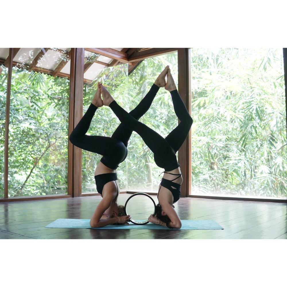 True Balance Lab Combo Yoga Wheel Cork - Mandala Night