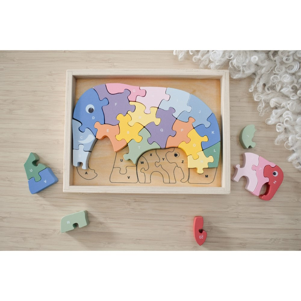 Trunky the Elephant - A–Z Chunky Jigsaw Puzzle