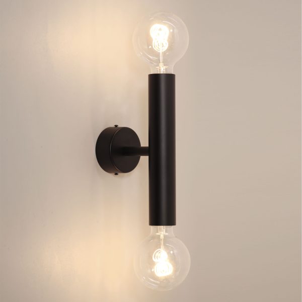 Twin Metal Vanity Wall Light (Available in 3 Colors)