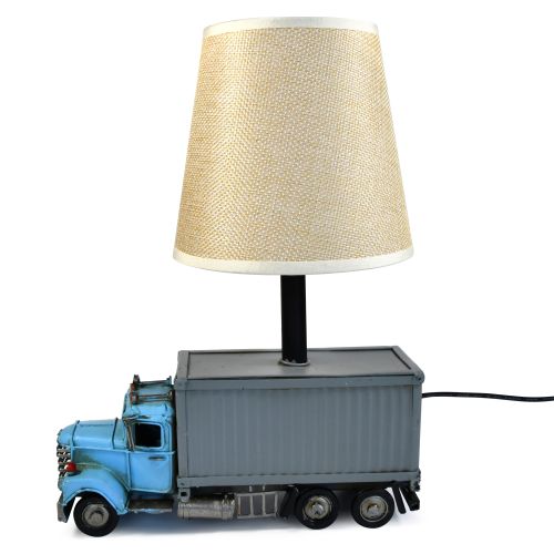 USB powered LED Lamp Container Truck - Blue