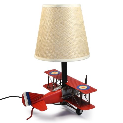 USB powered LED Lamp Curtis Jenny Plane 27cms - Red