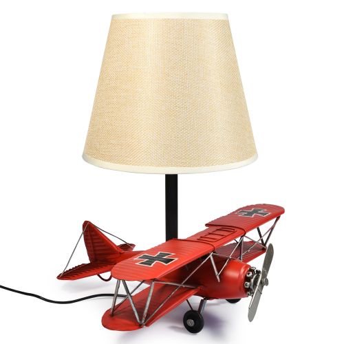 USB powered LED Lamp Curtis Jenny Plane 33cms - Red