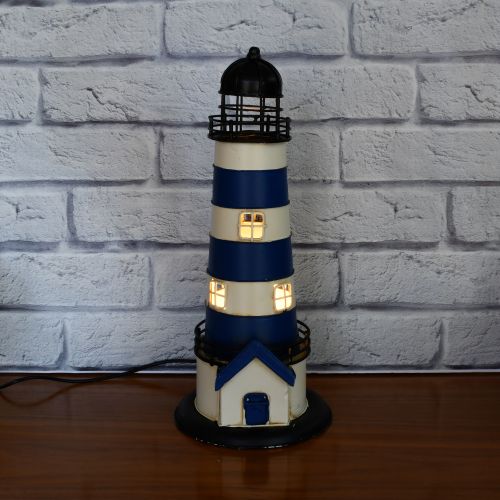 USB powered LED Lamp Lighthouse - Blue