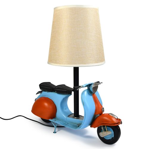 USB powered LED Lamp Scooter - Blue and Red