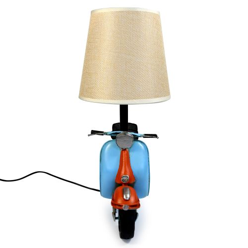 USB powered LED Lamp Scooter - Blue and Red