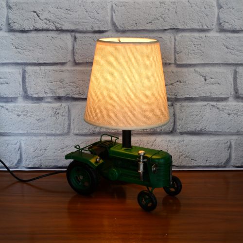 USB powered LED Lamp Tractor - Green
