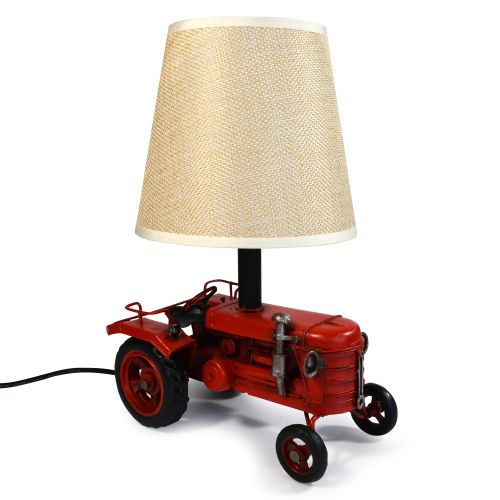 USB powered LED Lamp Tractor - Red