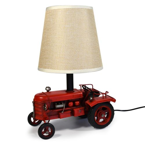 USB powered LED Lamp Tractor - Red