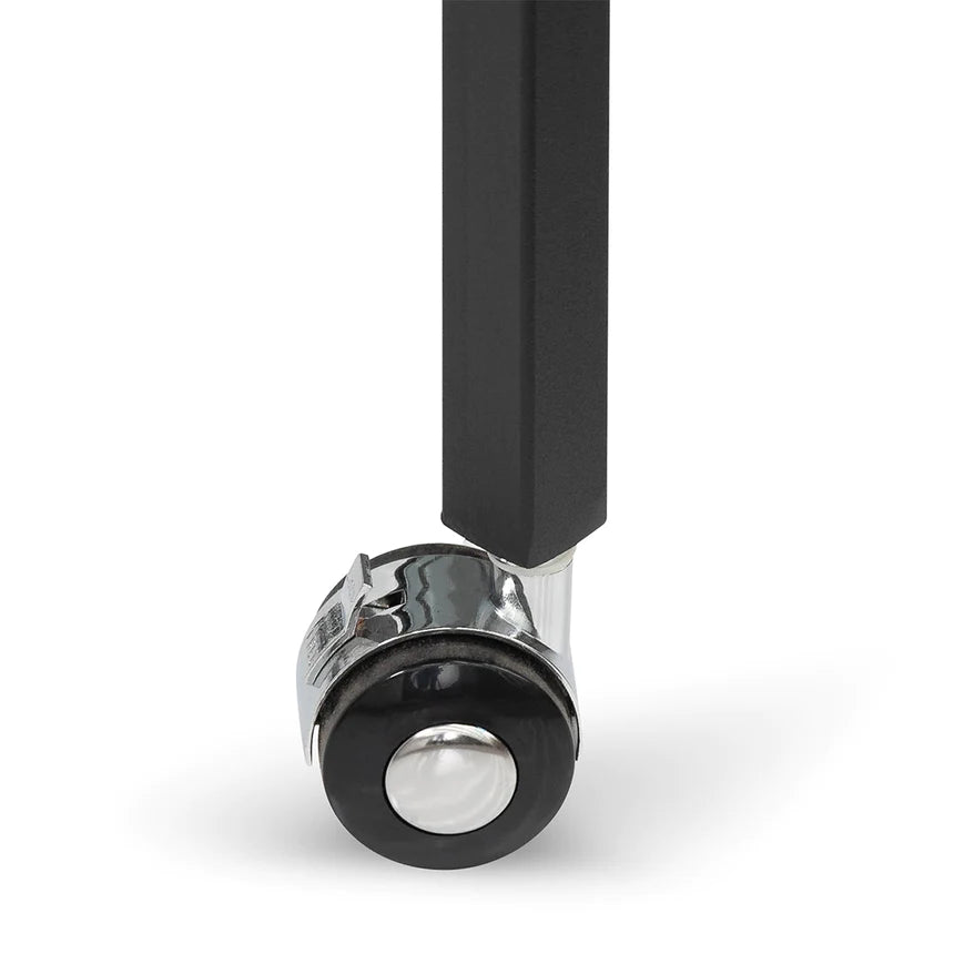 Unique Black Glass Metal Bar Cart