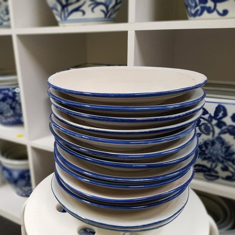 Unique Ceramic Saucer Plate - Set of 6