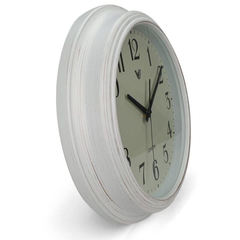 Unique Home Style Wall Clock 35.5cms - Available in 2 Colors