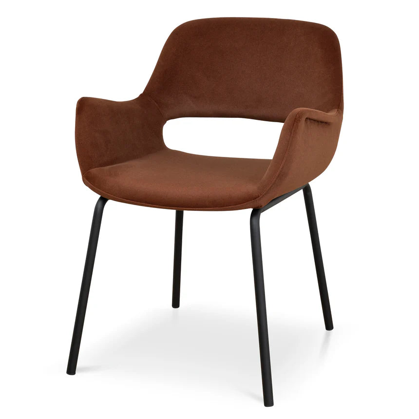 Urban Metal Black Dining Chairs - Set of 2