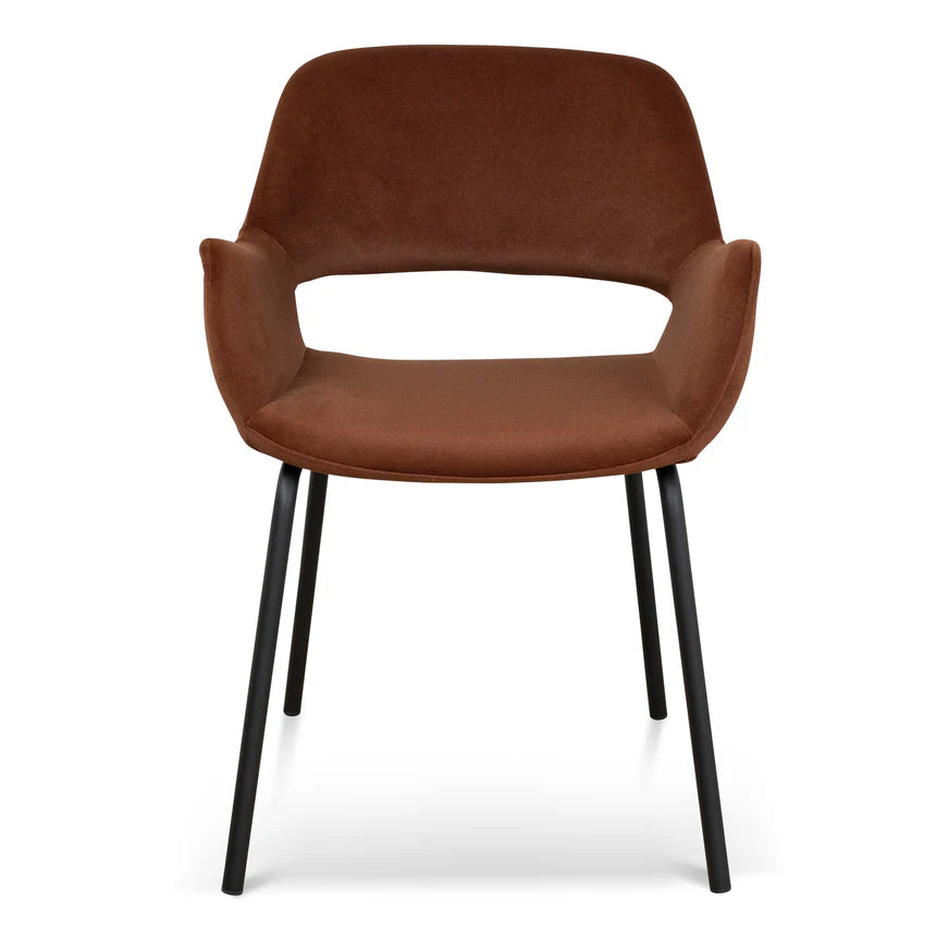 Urban Metal Black Dining Chairs - Set of 2