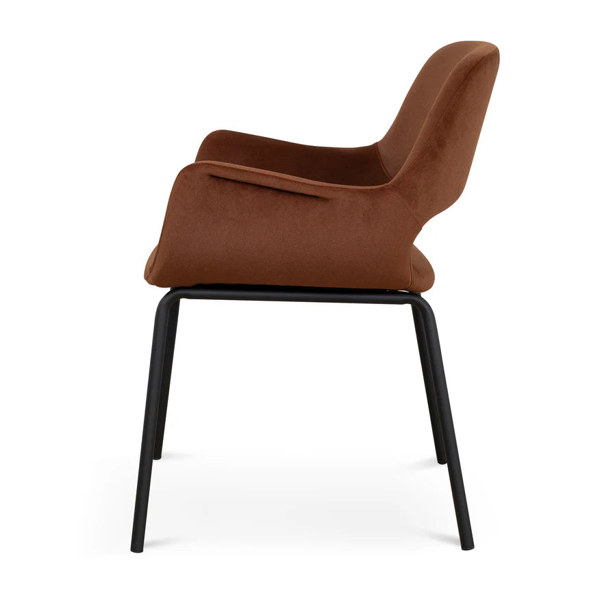 Urban Metal Black Dining Chairs - Set of 2