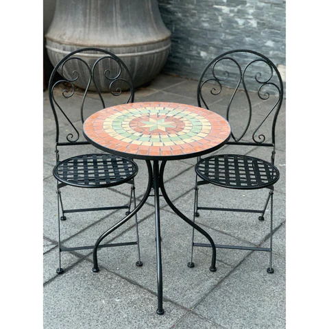 Urban Retreat Capri Mosaic 3-Piece Patio Setting
