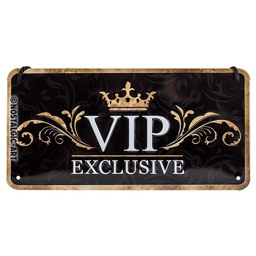 VIP Exclusive - Nostalgic-Art Hanging Sign - 10x20cm