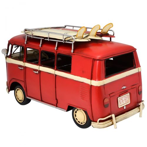 VW Kombi Van with 3 Surfboards Decor 32cms (Available in 3 Colors)