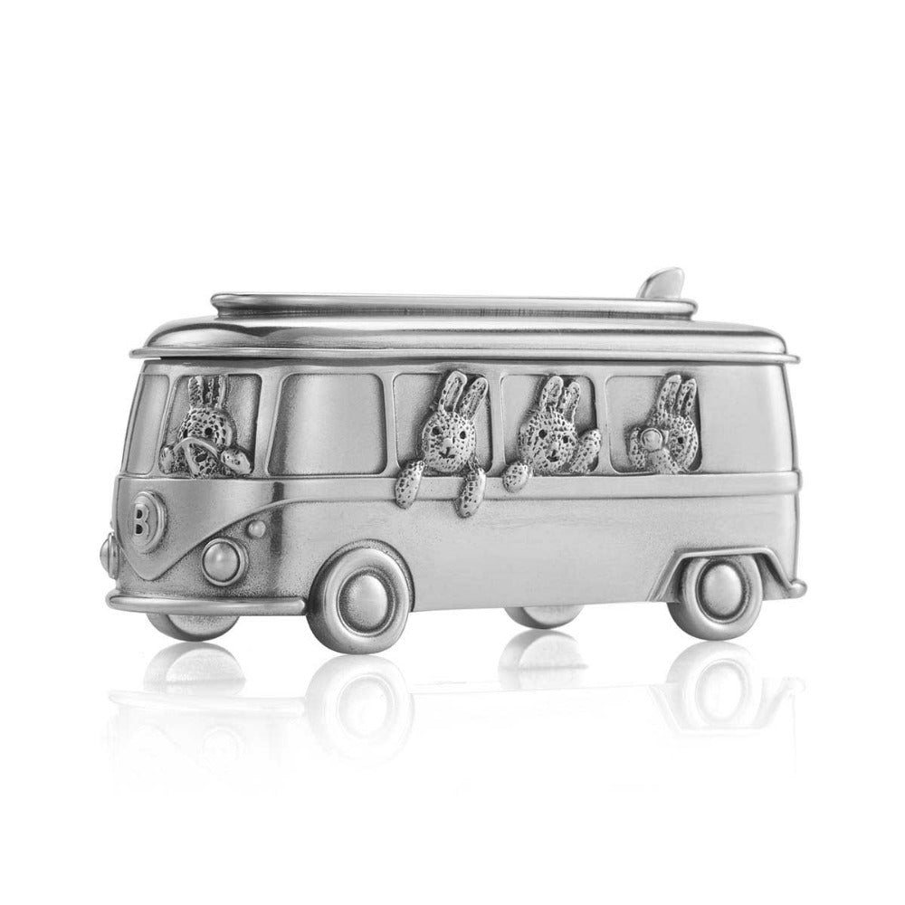 Royal Selangor Bunnies Kombi Surfie Pewter Van Container