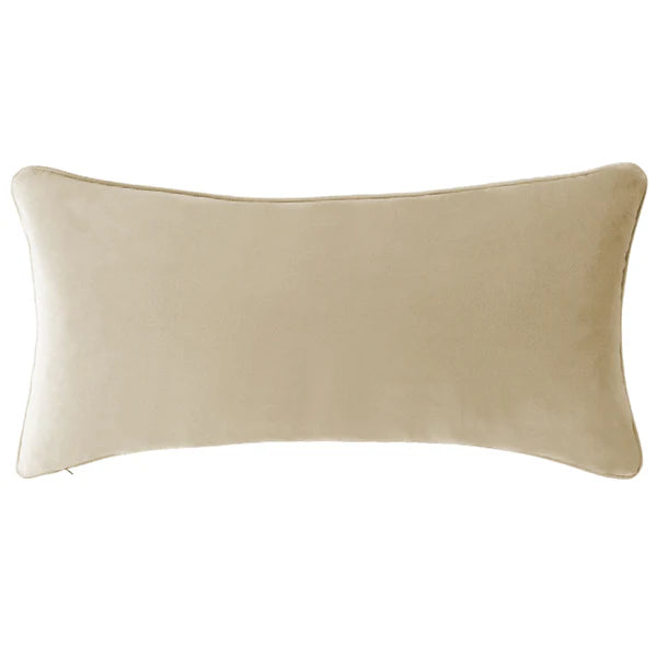 Vanilla Cream Boucle Cushion with Feather Insert - 80x40cms