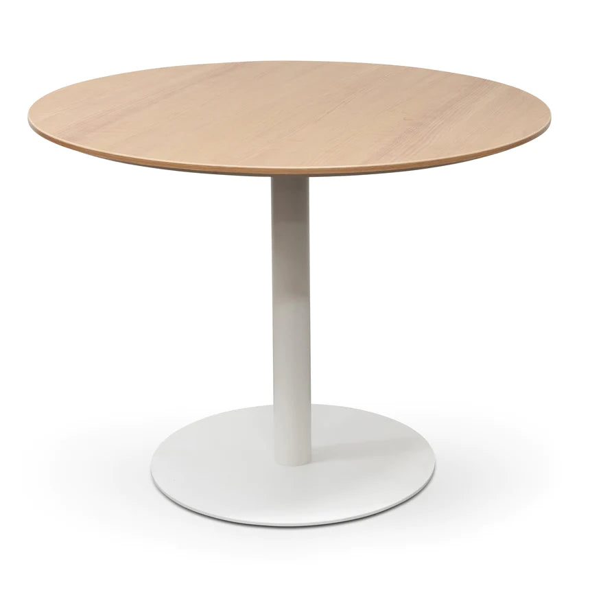 Versa Vibe Round Meeting Table 100cms - Natural