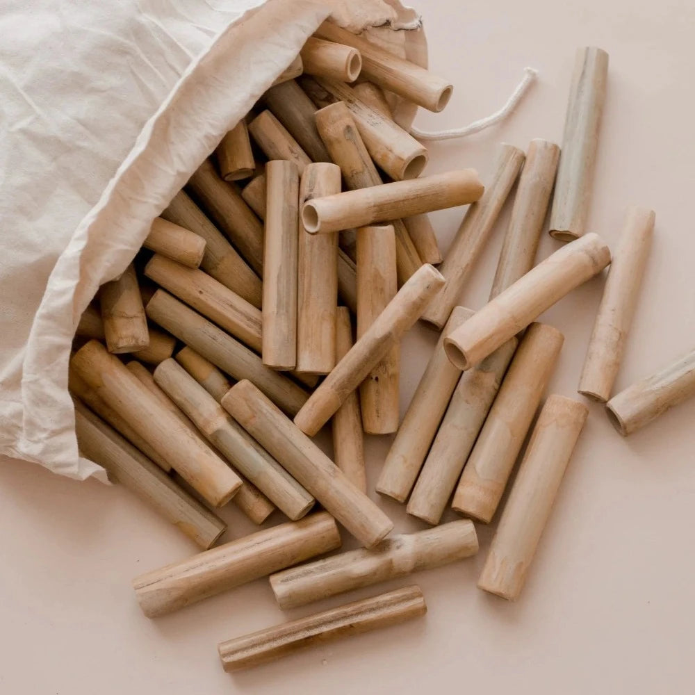 Versatile Bamboo Counting Set - 100 Pcs