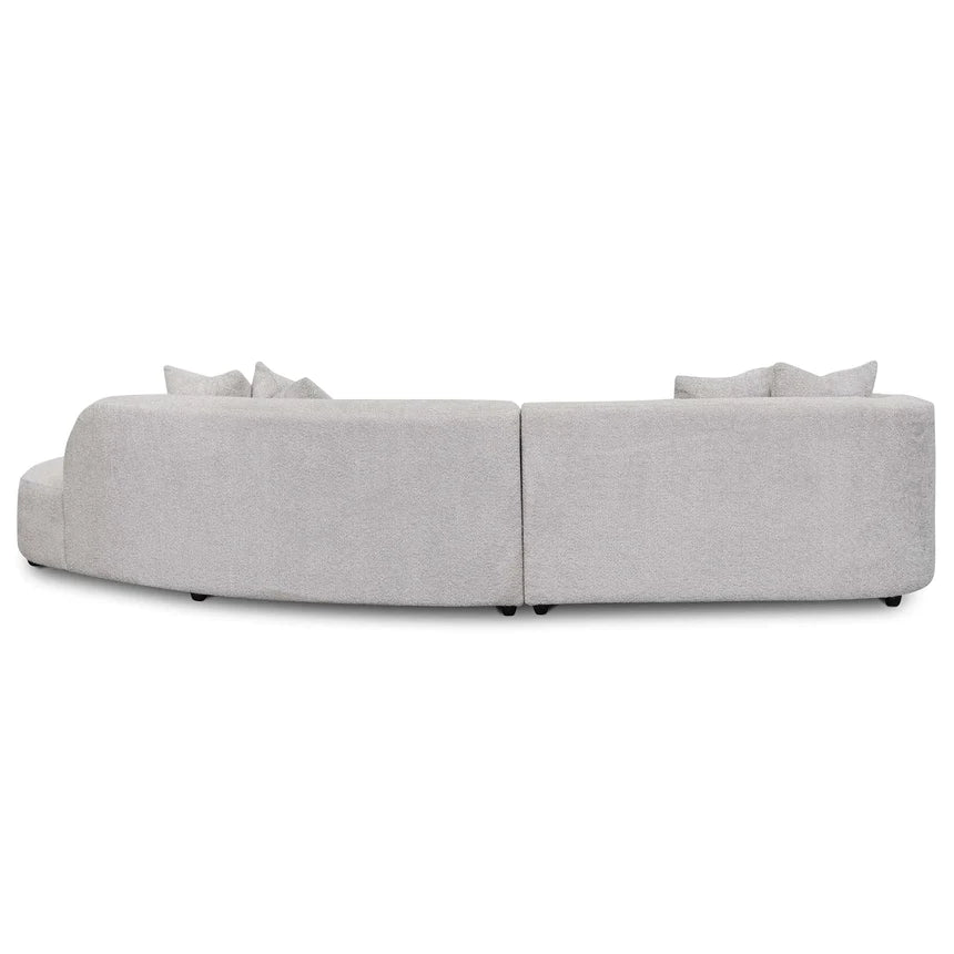 Versatile Elegance 3-seater Right Chaise Sofa - Light Grey