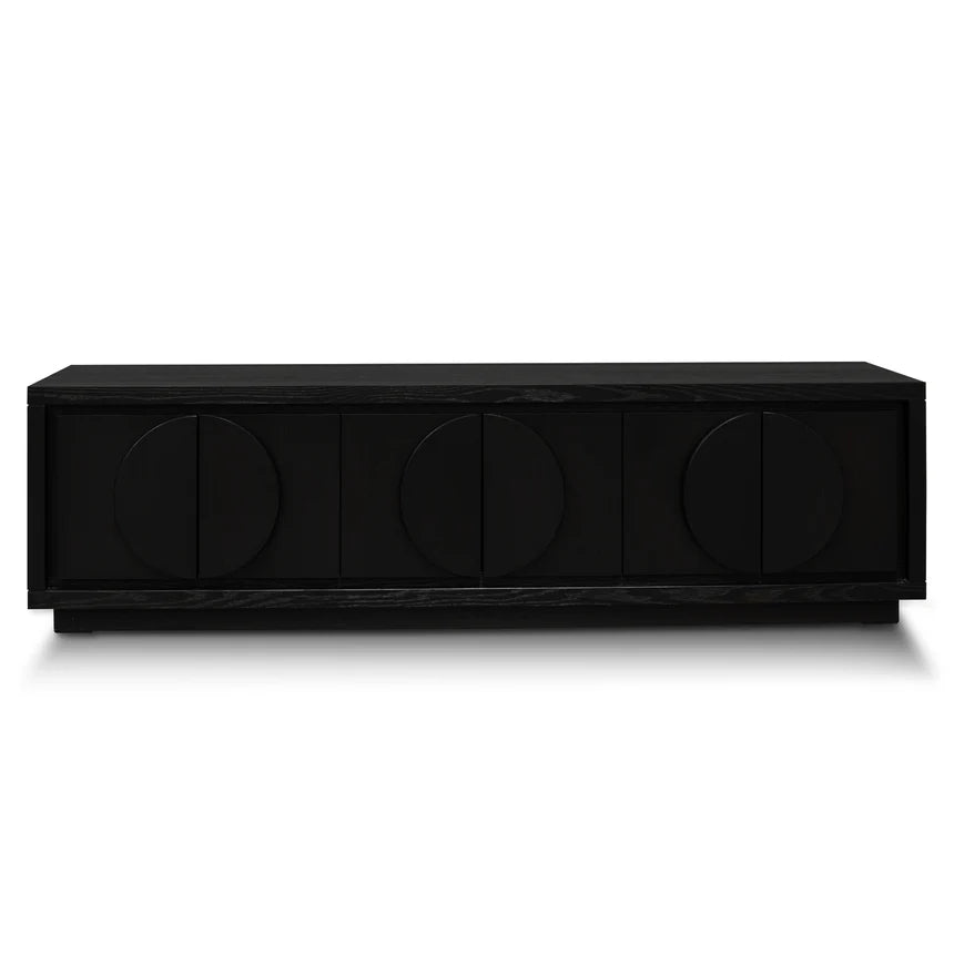 Versatile Entertainment TV Unit - Textured Espresso Black