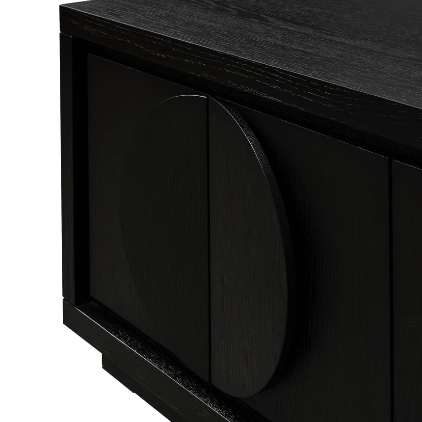 Versatile Entertainment TV Unit - Textured Espresso Black