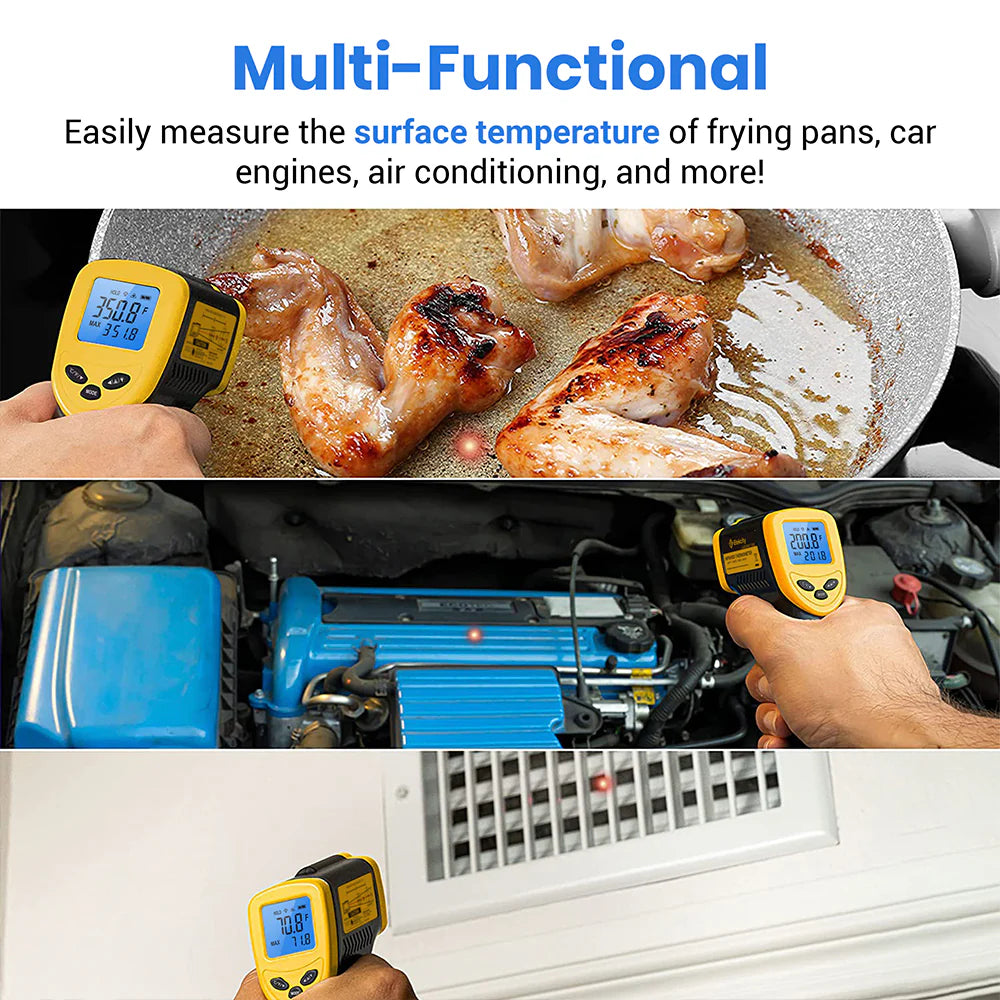 Versatile Non-Contact Body Temperature Thermometer