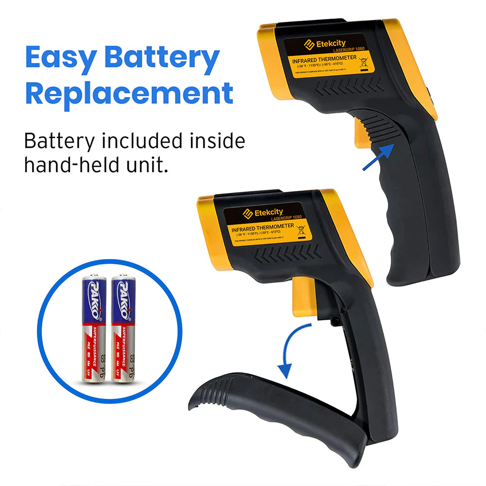 Versatile Infrared Laser Thermometer - Pack of 2