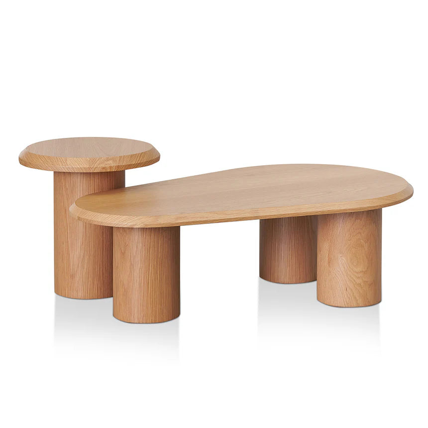 Versatile Nested Table - Natural Oak 100cms