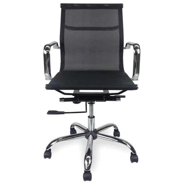 Versatile Smooth Office Chair - Black