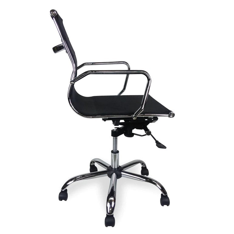 Versatile Smooth Office Chair - Black