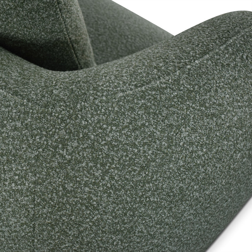 Versatile Style 3-Seater Fabric Sofa - Green