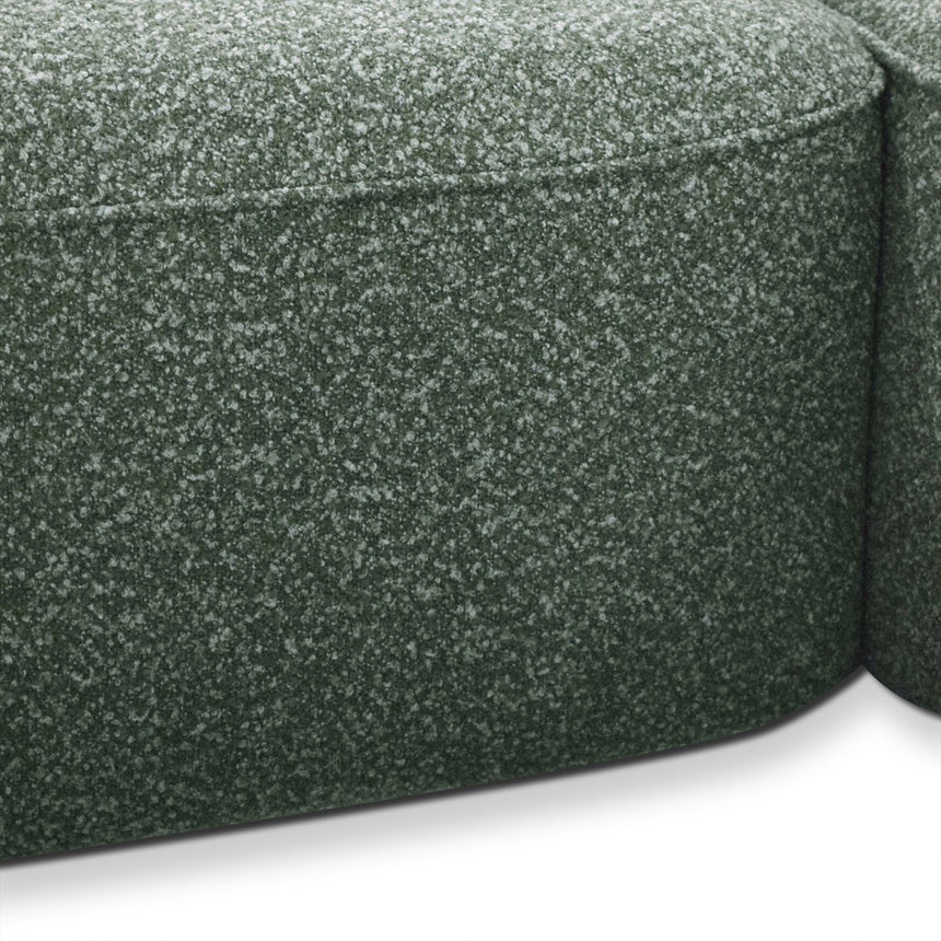 Versatile Style 3-Seater Left Chaise Sofa - Green